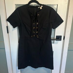 Michael Kors knee length cotton/stretch short sleeve dress size 6
